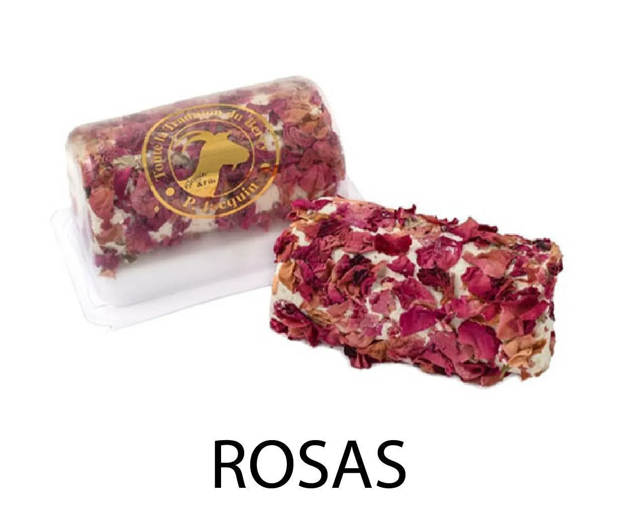 Q.RULO CABRA PETALOS DE ROSA 100GRS X10UD
