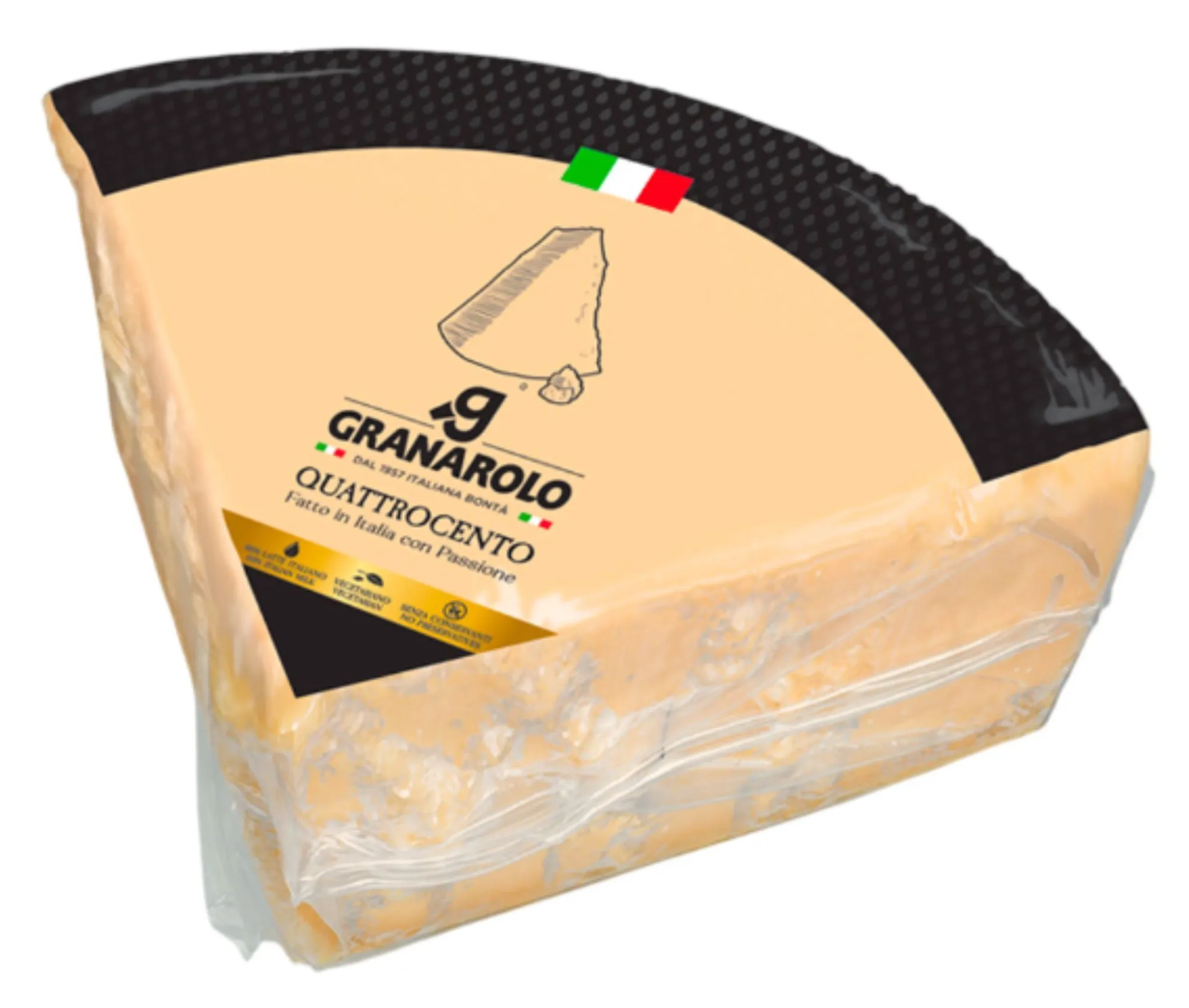 QUATTROCENTO QUESO DURO ITALIANO 1/8 4.8KGX2 UDS