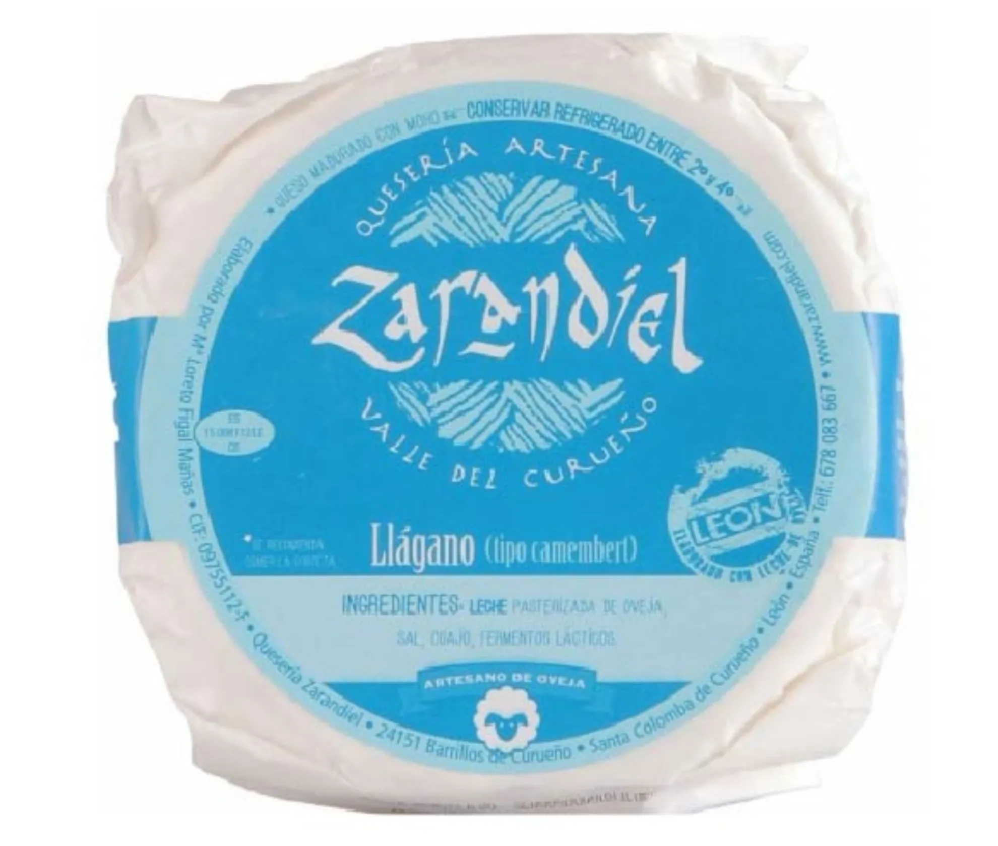 QUESO CAMEMBERT OVEJA ZARANDIEL 300GRS UNITARIO