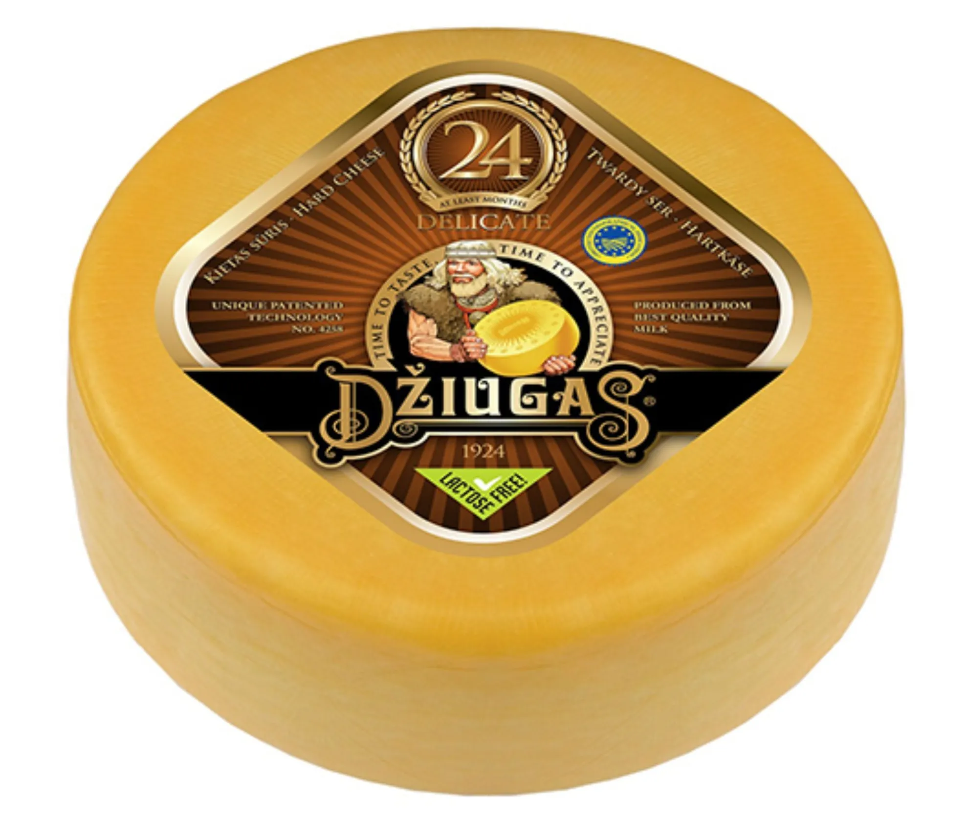 QUESO DZIUGAS GOURMET 24M RUEDA 4,4KG