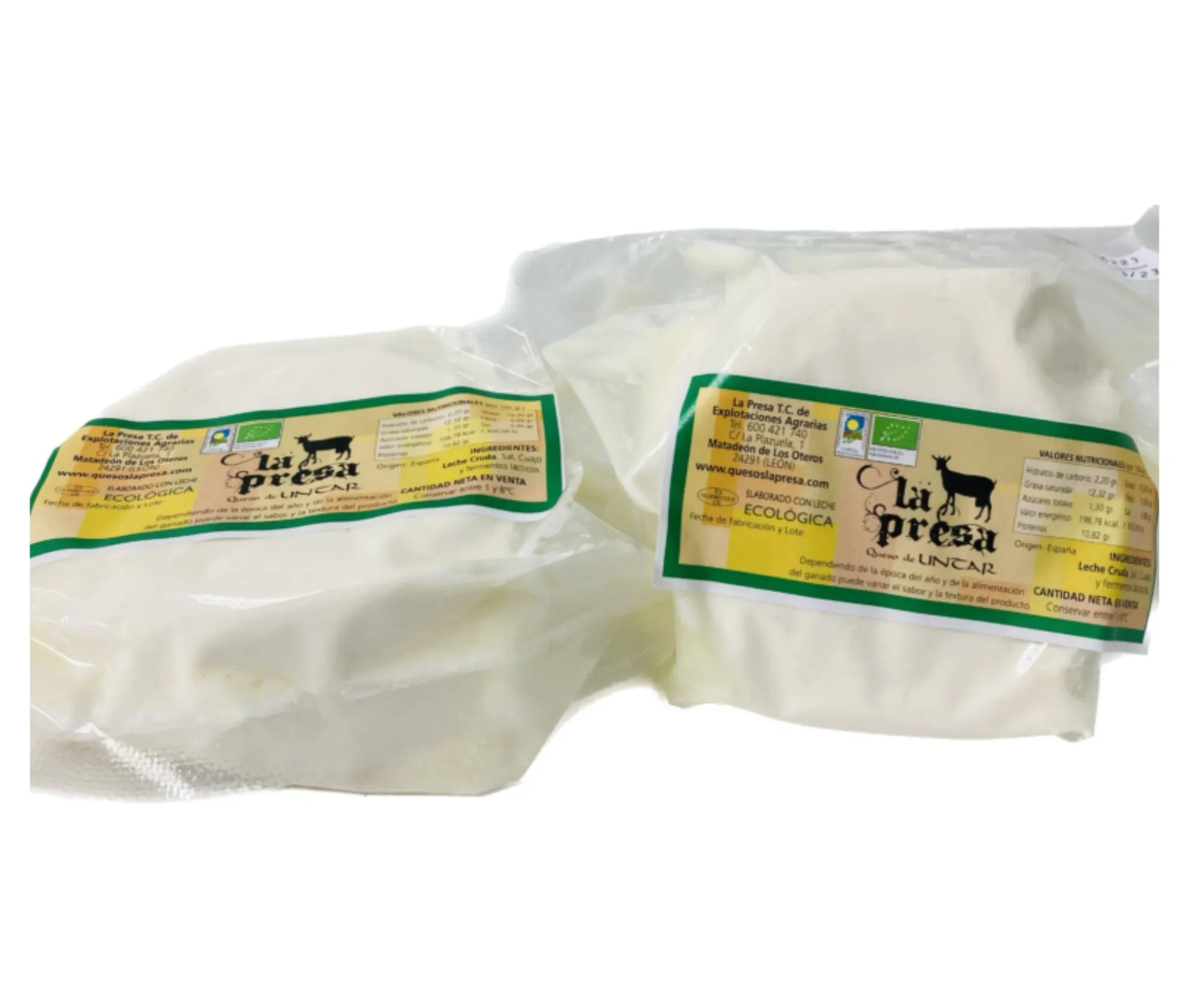 QUESO FRESCO UNTAR CABRA LA PRESA 500GRS