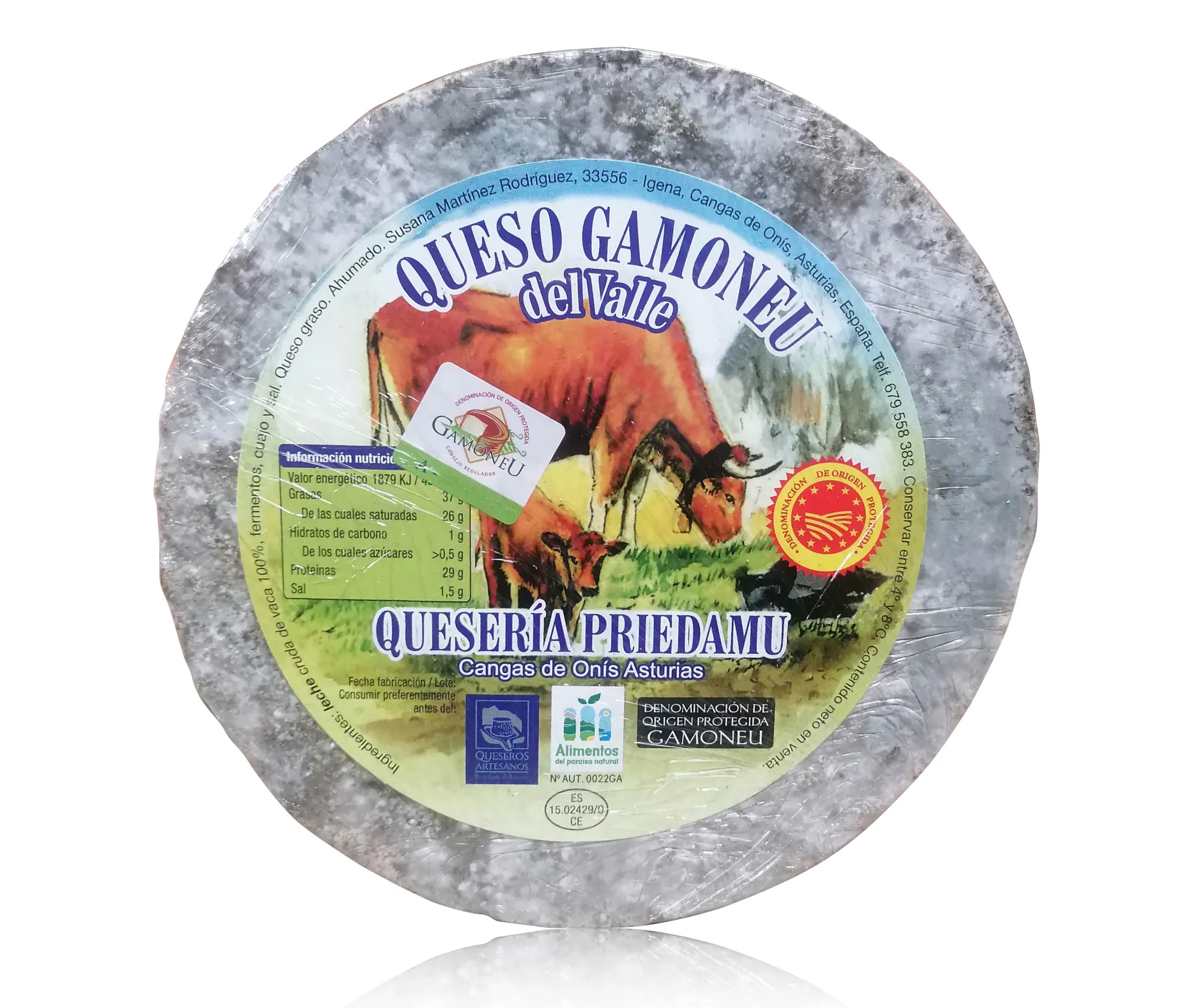 Queso azul Gamoneo en pieza grande