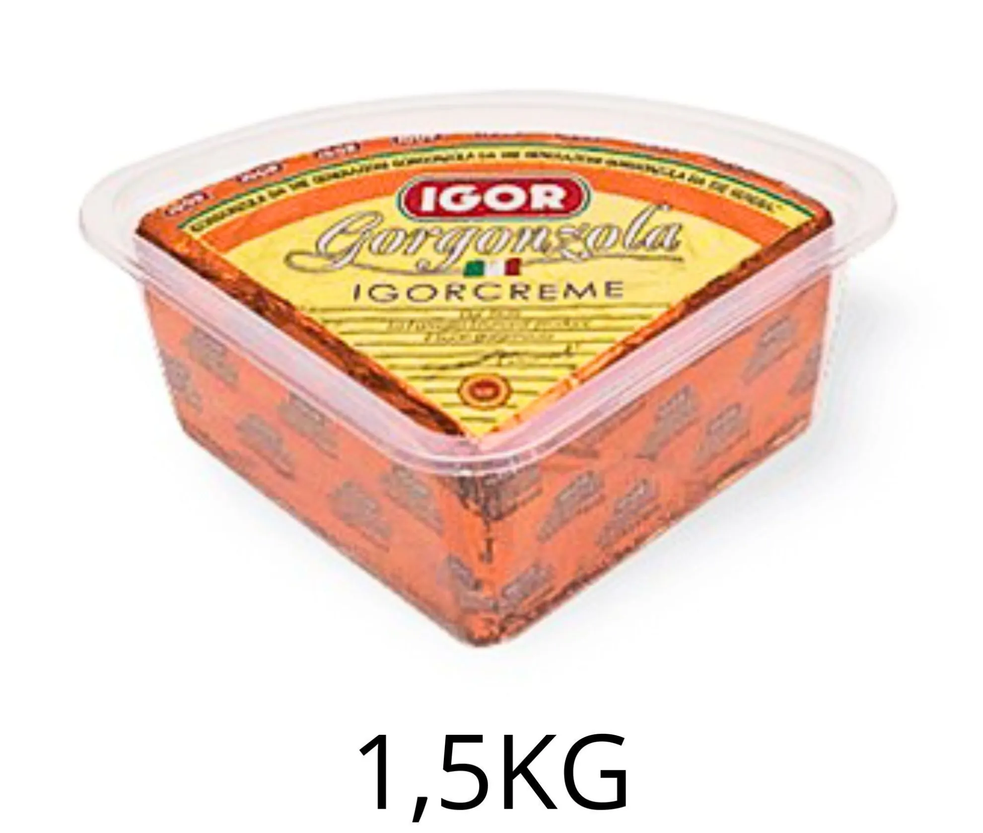 Queso Gorgonzola DOP Cremosa Igor de 1,5 kg, caja de 4 unidades