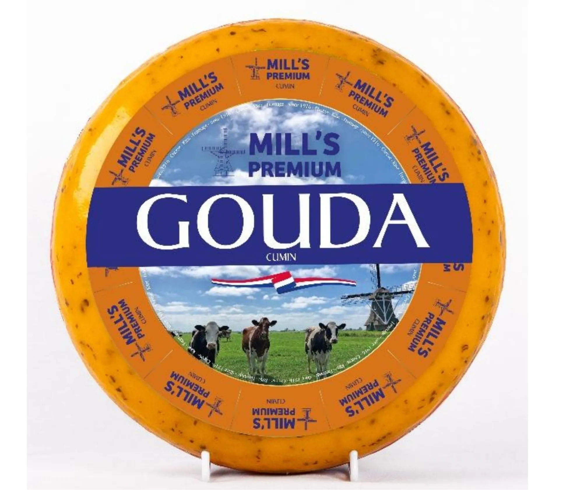 QUESO GOUDA COMINO 4,5KG X1UD