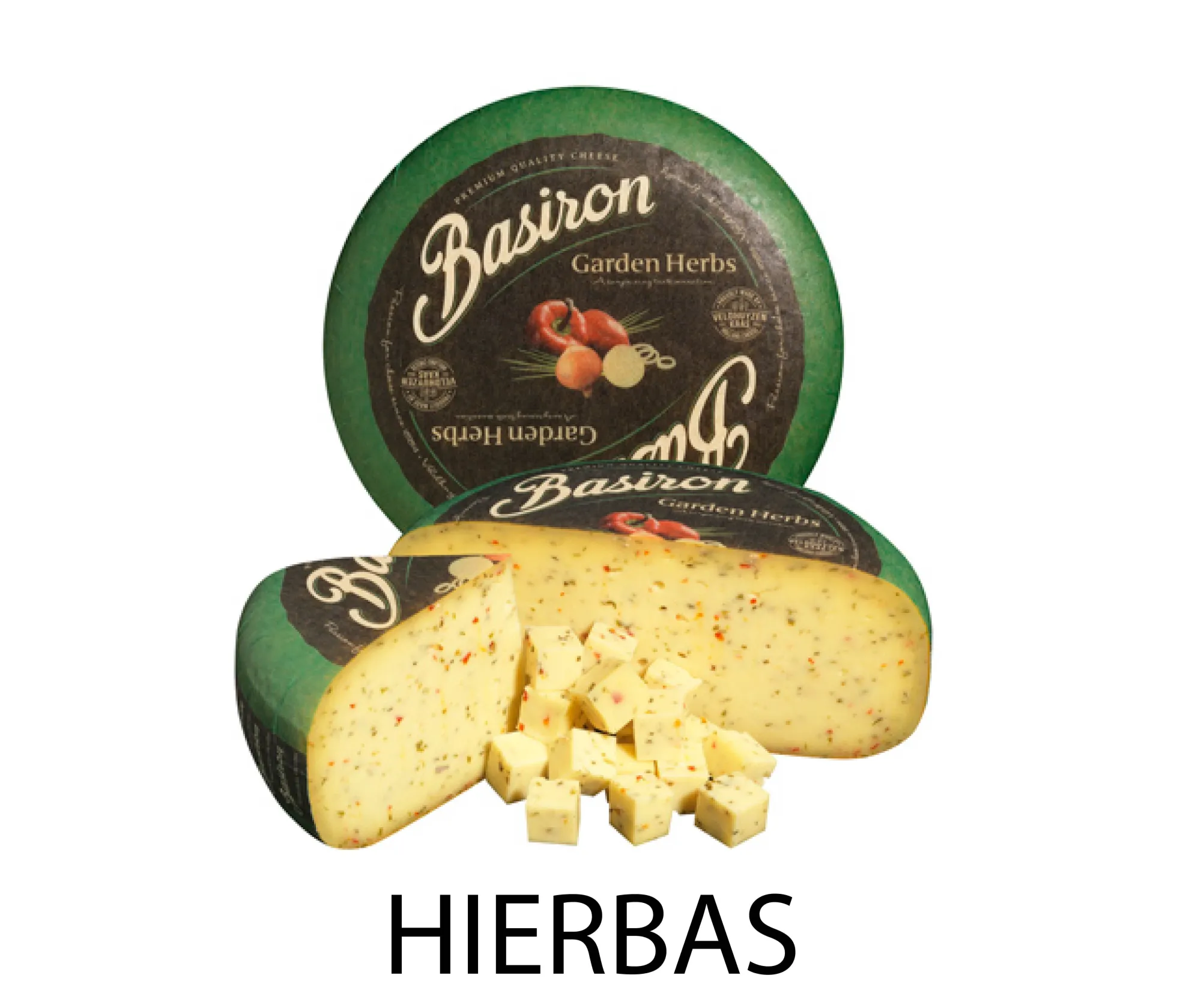 QUESO GOUDA HIERBAS BASIRON 4,5KGX1UD