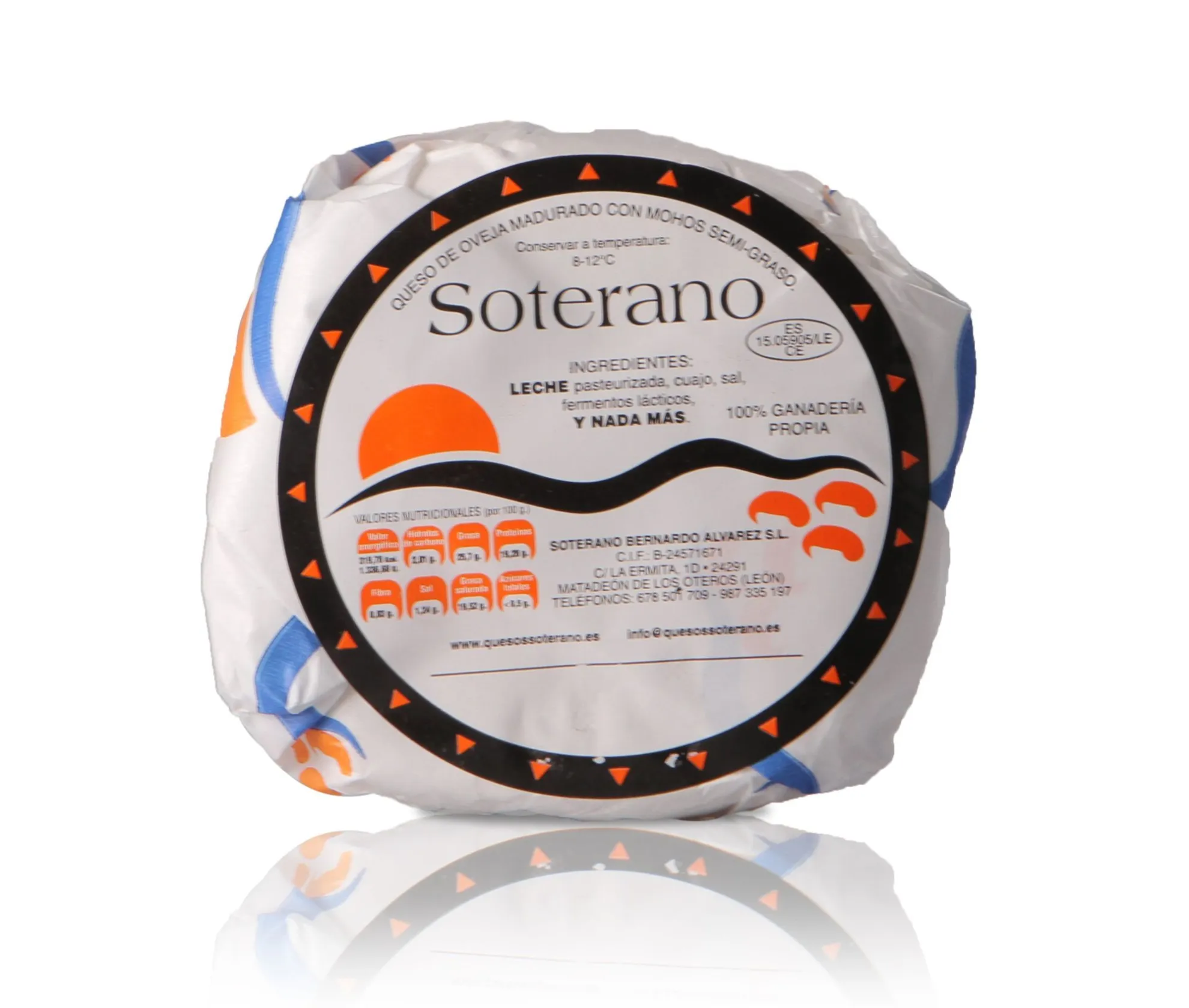 QUESO SOTERANO PASTA BLANDA OVEJA L.PASTE