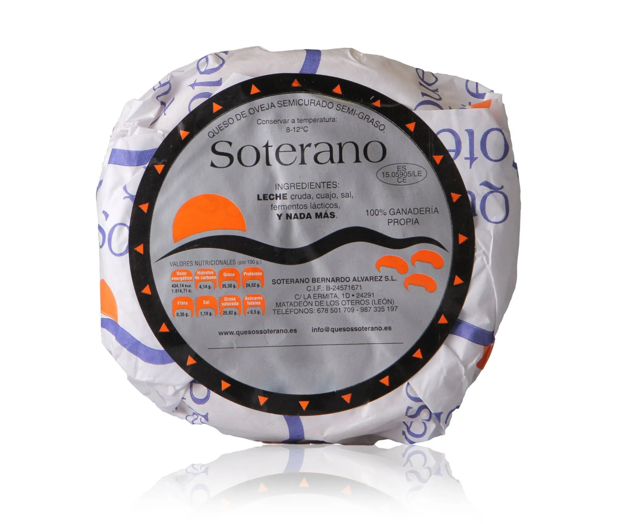 QUESO SOTERANO SEMI OVEJA L.CRUDA