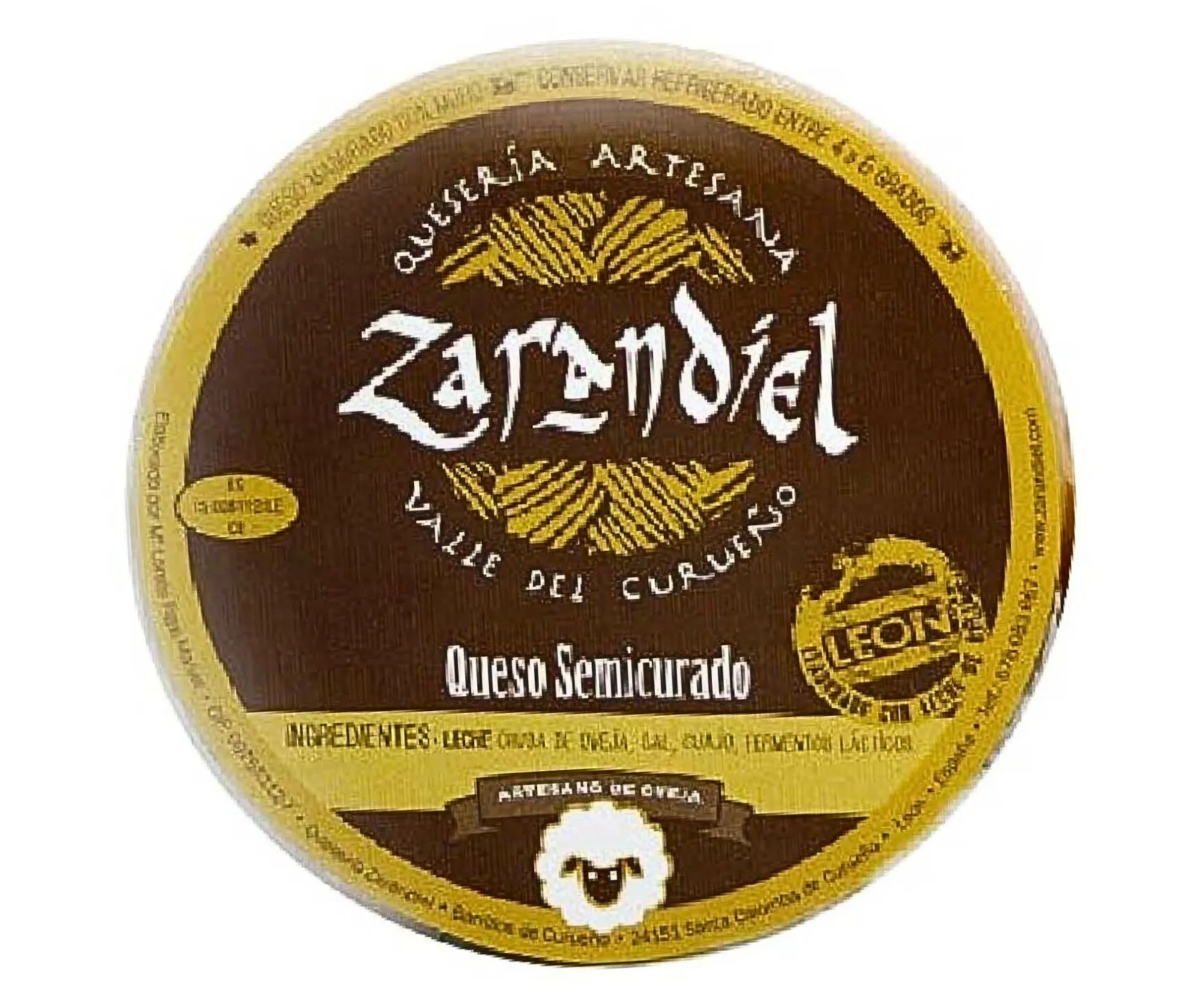 QUESO TRADICIONAL REDONDO ZARANDIEL L.CRUDA3