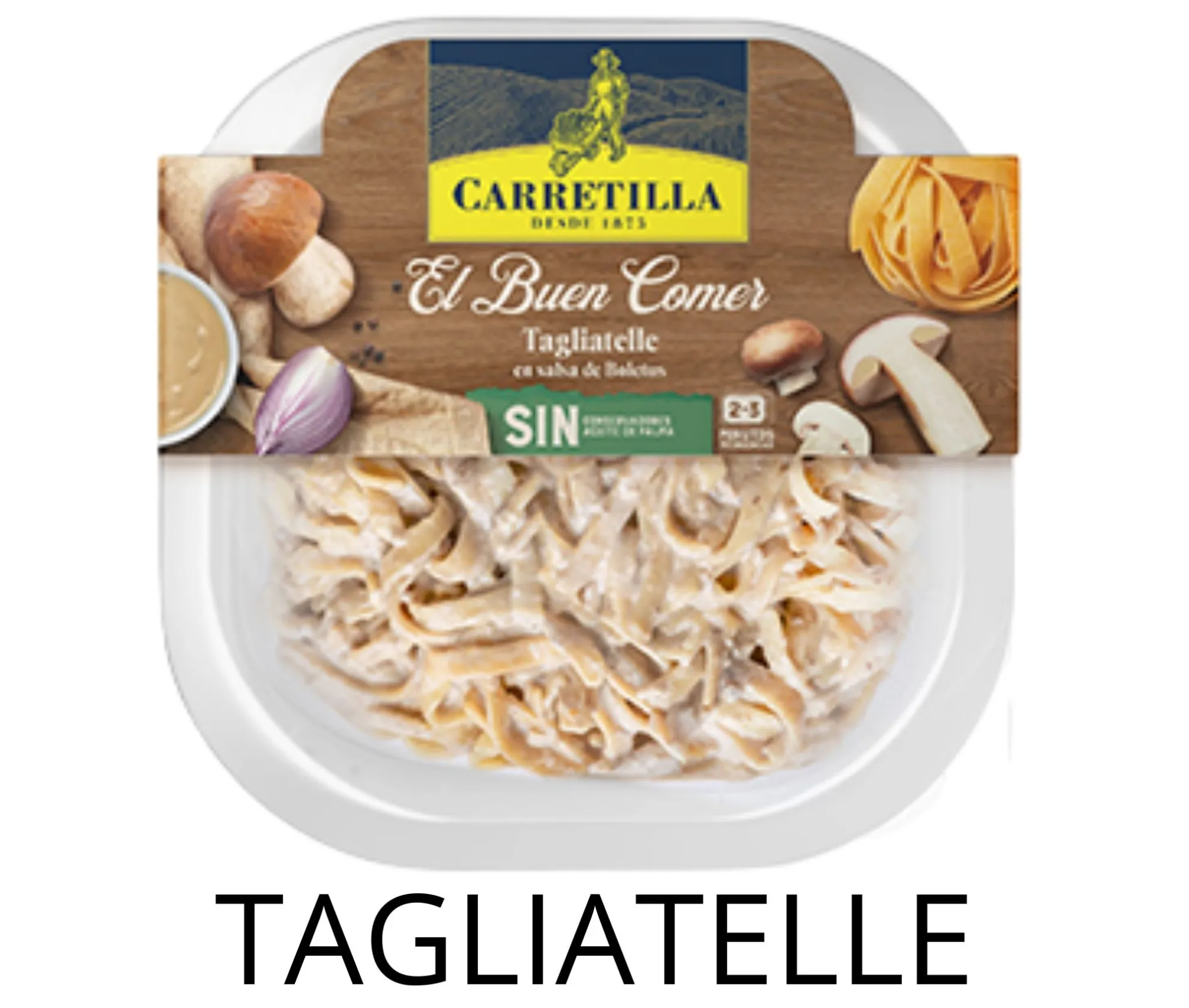 TAGLIATELLE SALSA BOLETUS 300GRS X4UD