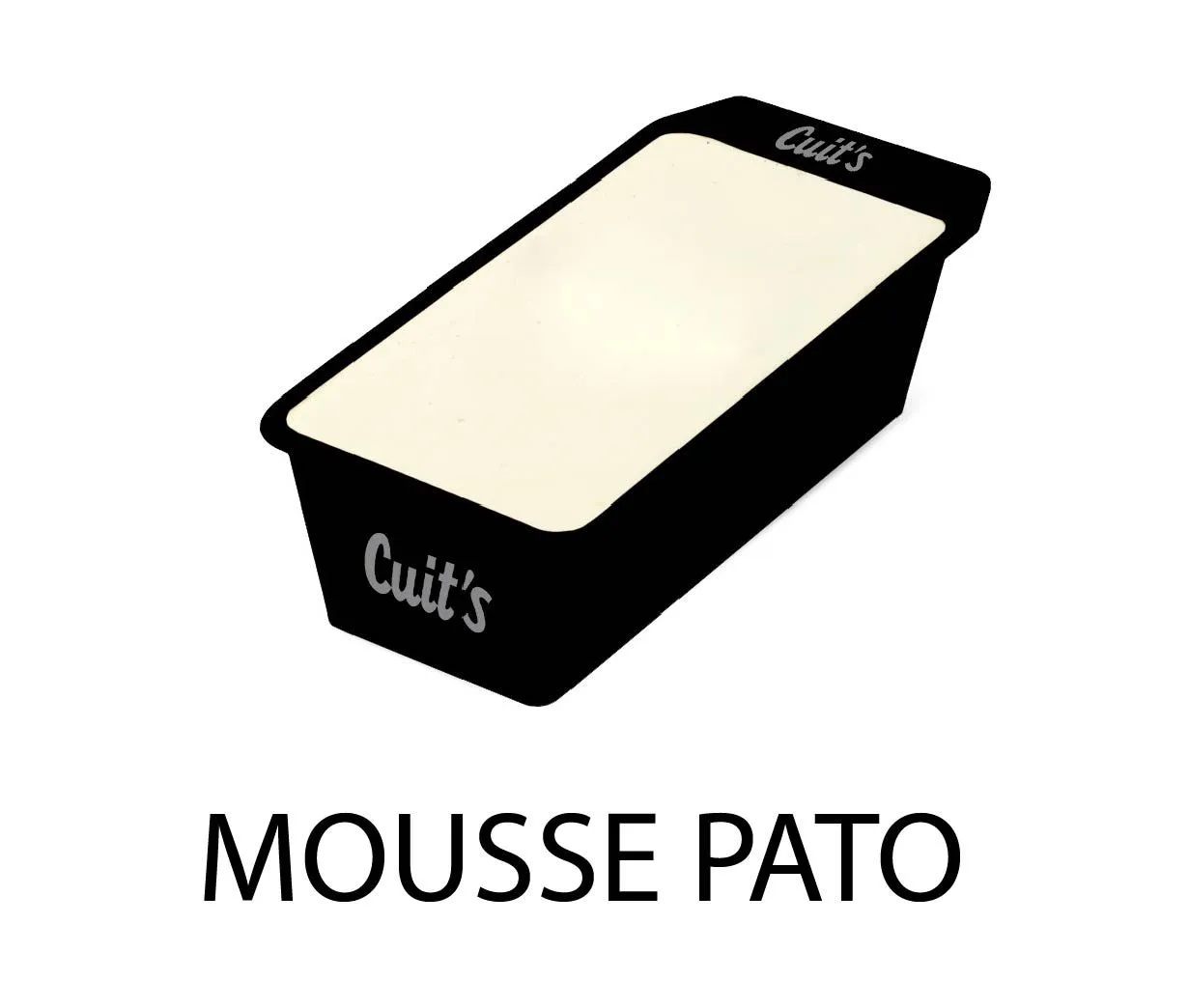 TARRINA MOUSSE PATO CUIT'S 1,4KG X1UD