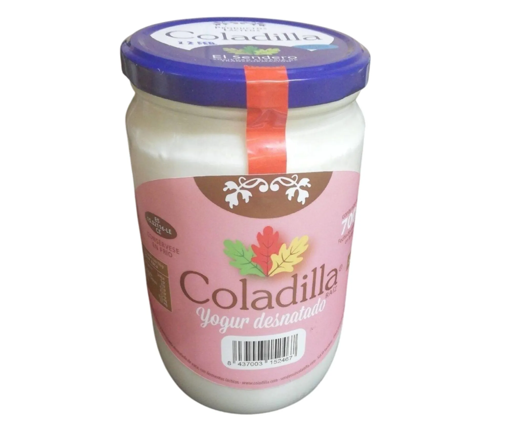 YOGUR DESNATADO COLADILLA 0,700 GR.